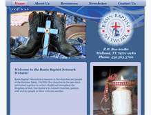 Tablet Screenshot of basinbaptist.org